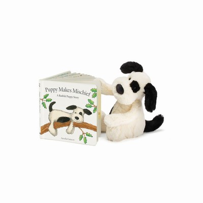 Jellycat Cachorro Makes Mischief and Bashful Cachorro Medium | IXNF-02476